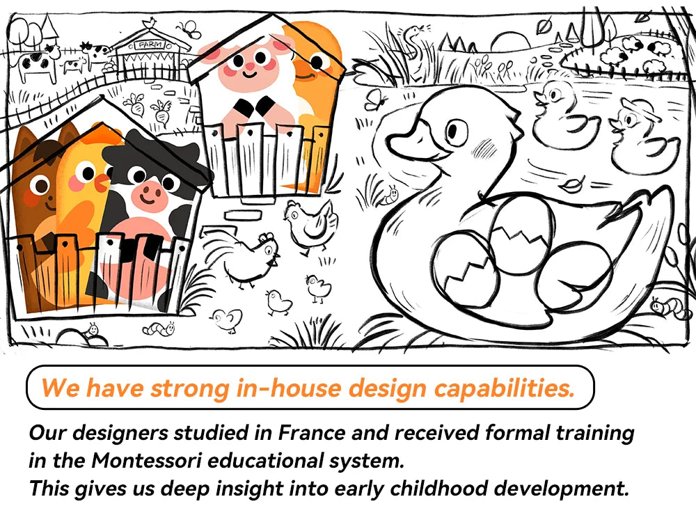 Montessori Educational Felt House Playbook
