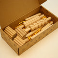 12pcs  Wooden Playdough Tool Kit