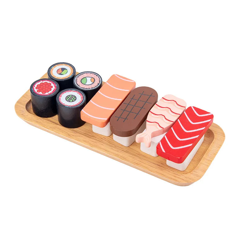 Wooden Sushi Pretend Food Set