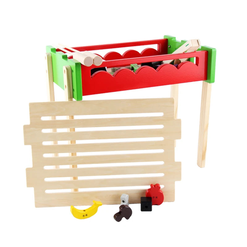 Wooden Play Pretend Barbeque