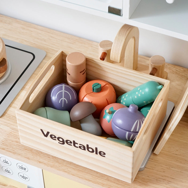 Wooden Montessori Pretend Play Food Sets