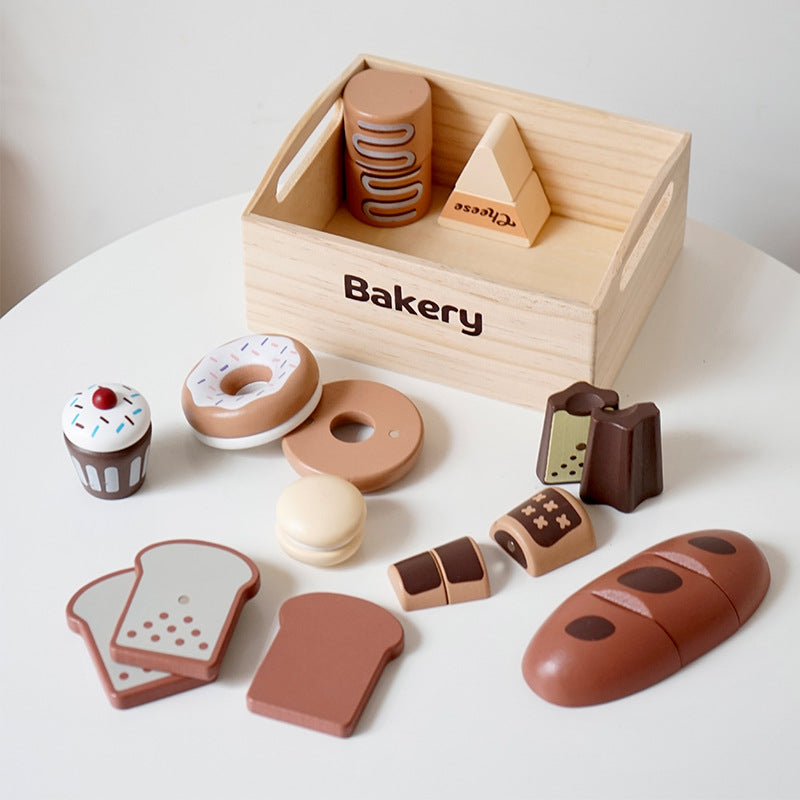 Wooden Montessori Pretend Play Food Sets