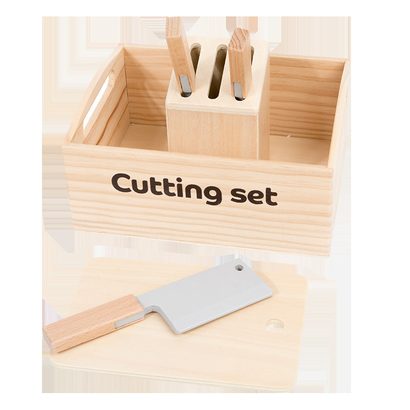 Wooden Montessori Pretend Play Food Sets