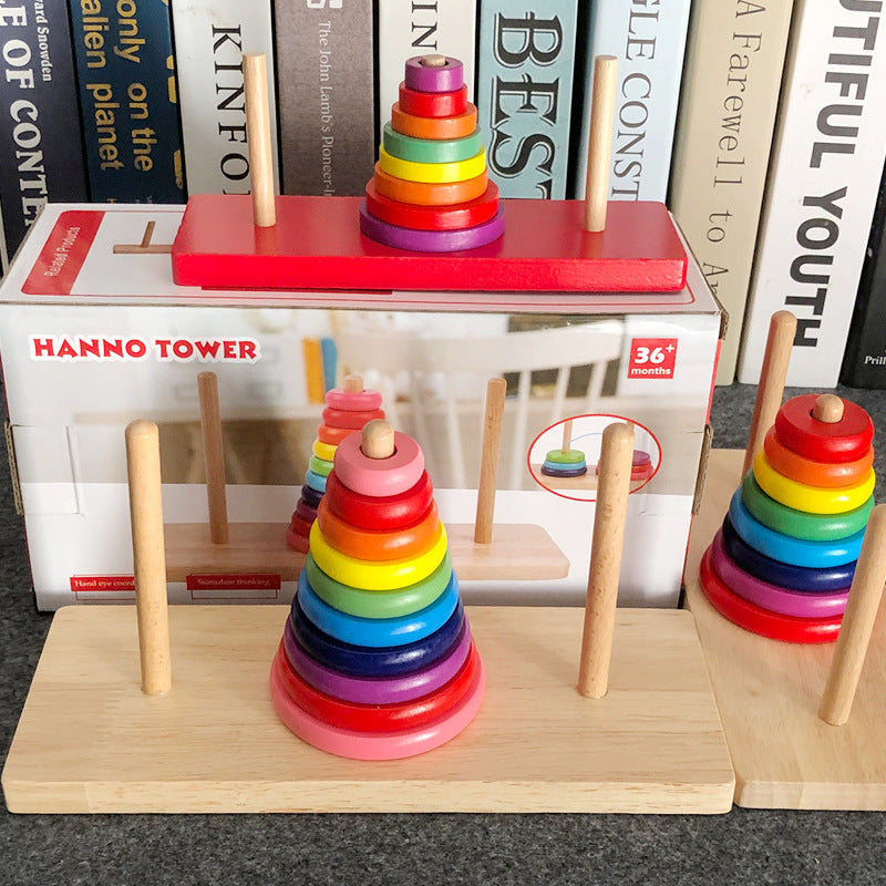 Wooden puzzle for problem-solving and fine motor skills