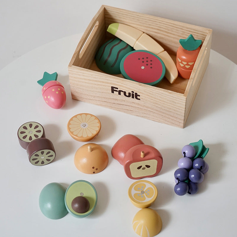 Wooden Montessori Pretend Play Food Sets