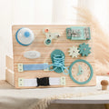 Montessori Wooden Busy Board – Fine Motor Skills Toy