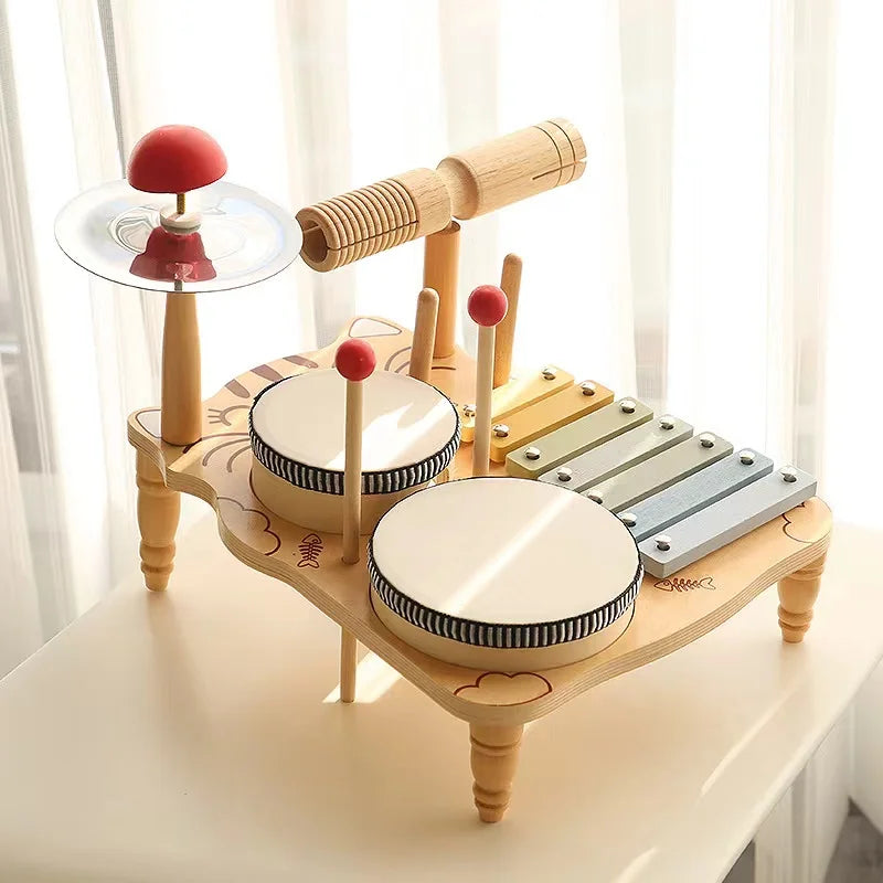 Montessori Wooden Music Band Set