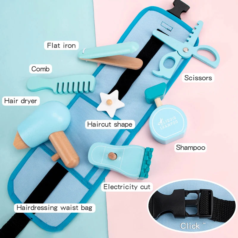 Wooden Hairdresser Play Set