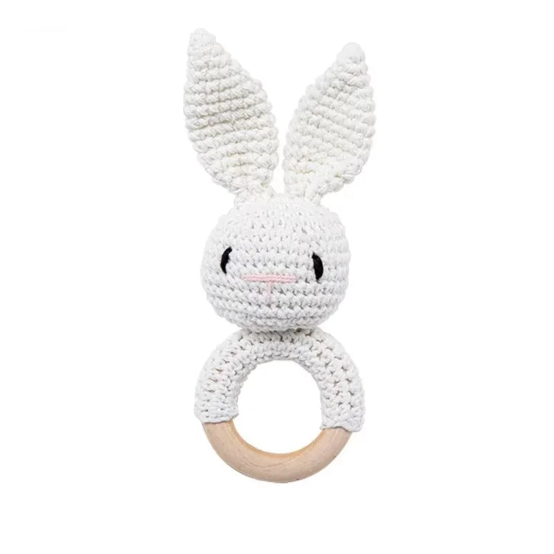 Crochet Wooden Rattle Toy
