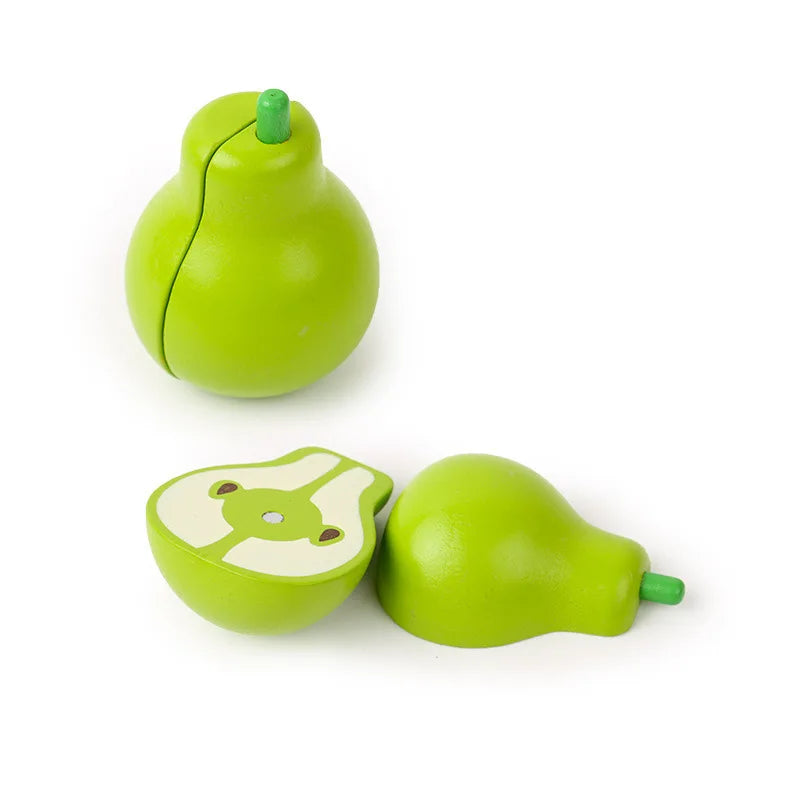 Wooden Chopping Fruit/Veg Set