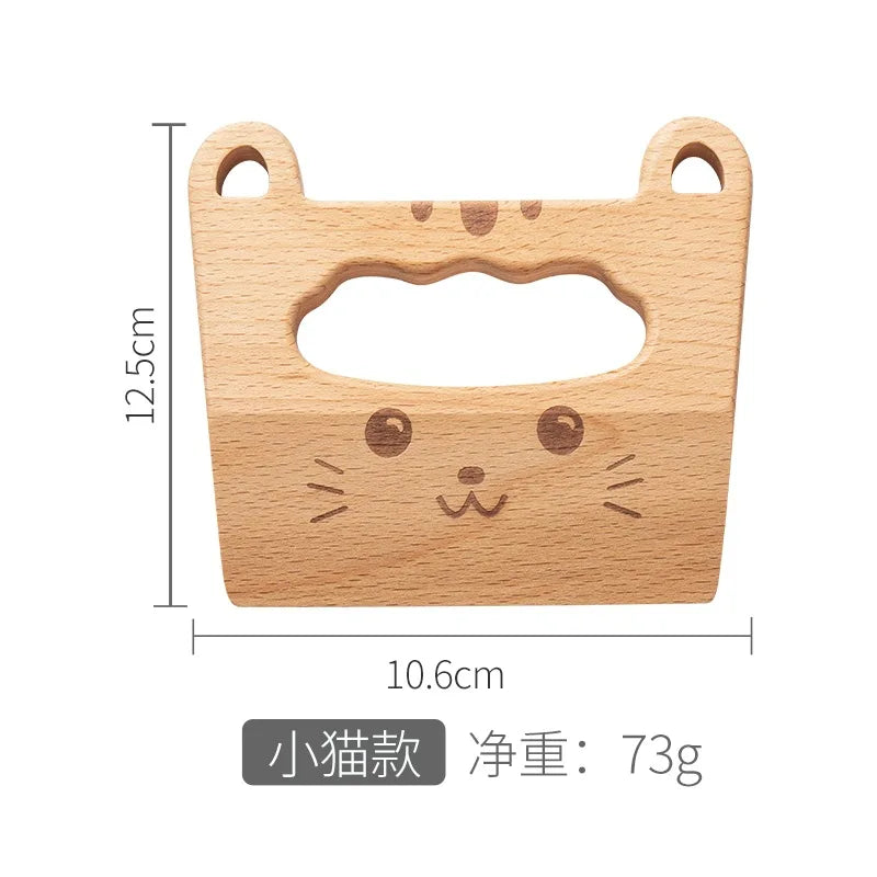Wooden Kids Cooking Cutting Tool