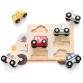 Wooden Vehicle Puzzle & Play Set – Learn, Match & Imagine
