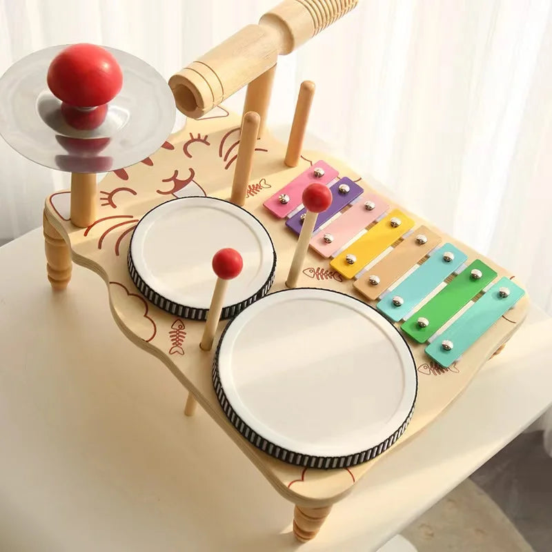 Montessori Wooden Music Band Set