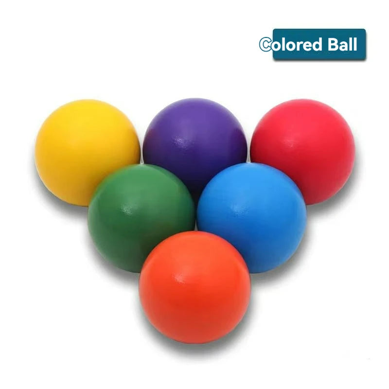 Colourful wooden rainbow stacking toy for toddlers
