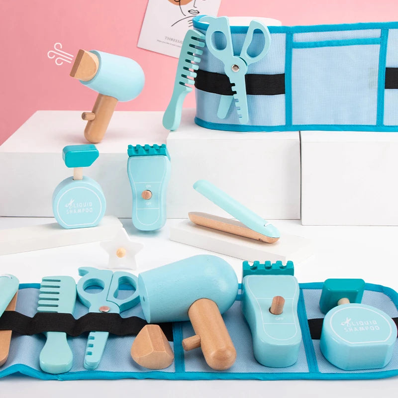 Wooden Hairdresser Play Set
