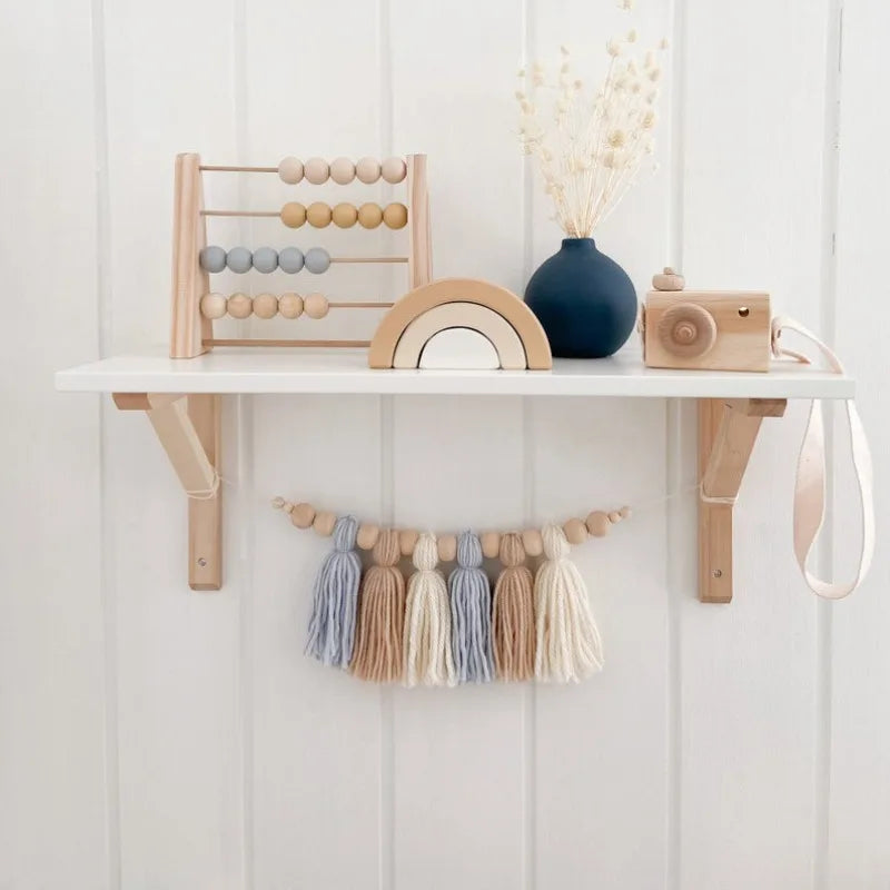 Wooden Bead Counter Educational Toy