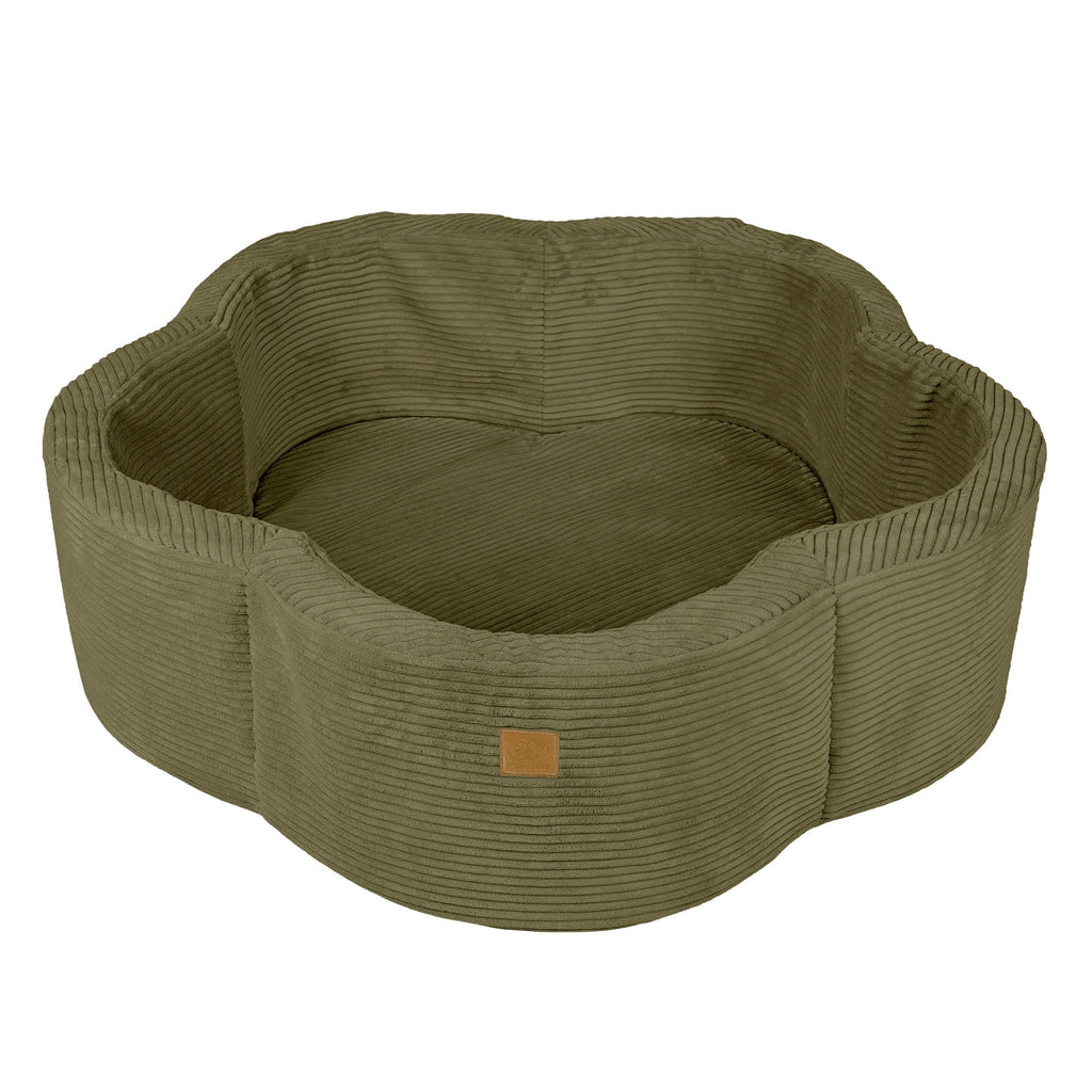 Foam Baby Ball Pit - Aesthetic Khaki Flower