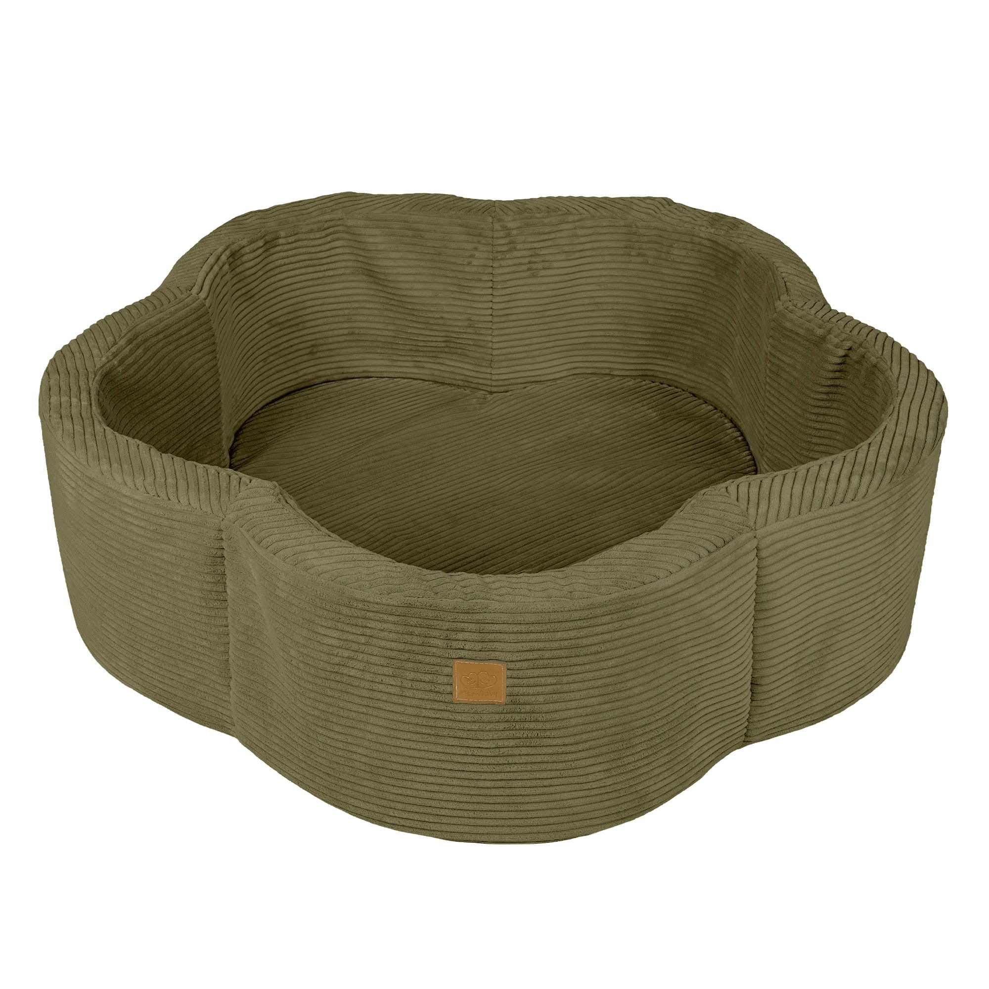 Foam Baby Ball Pit - Aesthetic Khaki Flower