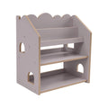 MeowBaby Montessori MDF House Bookcase - Grey
